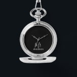 Mr and Mrs | Modern Script Wedding Watch<br><div class="desc">"Mr and Mrs" Modern Script Personalized Couple Gift

Perfect as wedding gifts for newlywed,  wedding anniversary gifts,  Valentine's day gifts and gift for any occasions.</div>