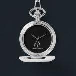 Mr and Mrs | Modern Script Wedding Watch<br><div class="desc">"Mr and Mrs" Modern Script Personalized Couple Gift

Perfect as wedding gifts for newlywed,  wedding anniversary gifts,  Valentine's day gifts and gift for any occasions.</div>