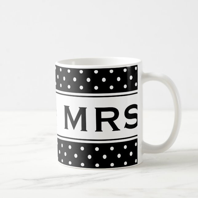 Mr and Mrs mug for newly weds | Customizable colou (Right)