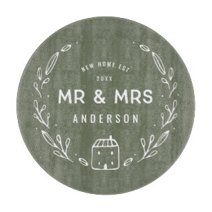 Mr and Mrs new home Cutting Board