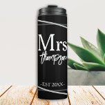 Mr and Mrs Personalized Wedding Gift For Couple Thermal Tumbler<br><div class="desc">Do you have a couple that you are close to and want to give them the best wedding gift ever? Why not get them personalized tumblers! Not only is it a great way to show your love for them, but it's also a unique and personal gift. Plus, it can be...</div>