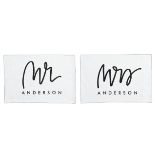 Mr and Mrs | Pillow Cases