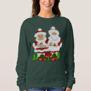 Mr. and Mrs. Santa Claus sweatshirt