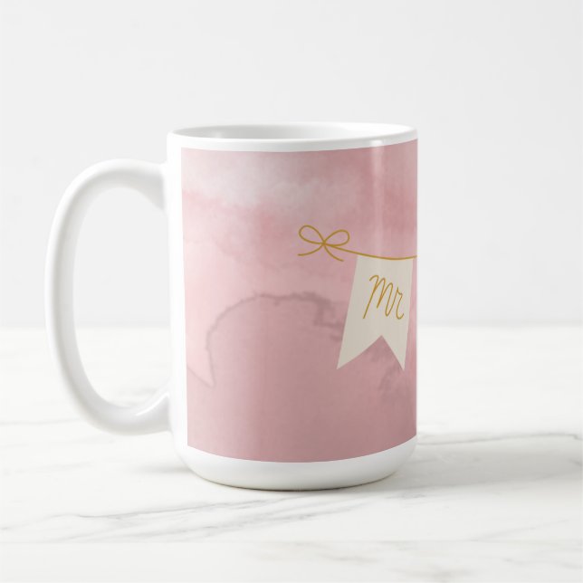 mr and nrs coffee mug (Left)