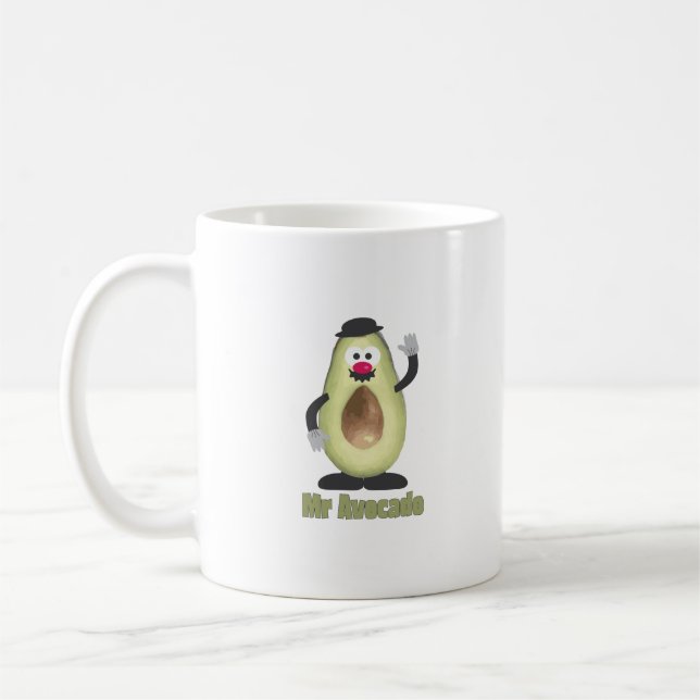 Mr Avacado Coffee Mug (Left)