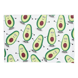 Mr. Avocado Pattern Pillowcase