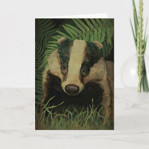 Mr. Badger Card