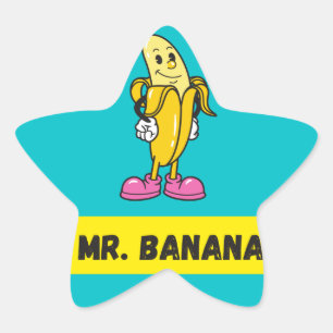 Mr. Banana Funny Sticker
