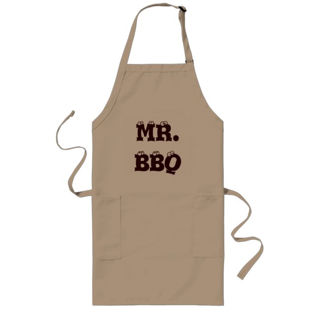 Mr. BBQ Fashion Design by Janz Long Apron (Front)