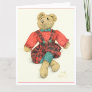 MR. BEAR Big Christmas Card