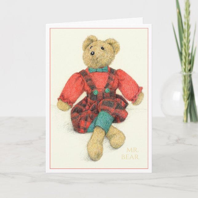 MR. BEAR Christmas Card (Front)