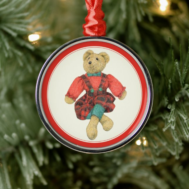 MR. BEAR Premium Round Ornament  (Tree)