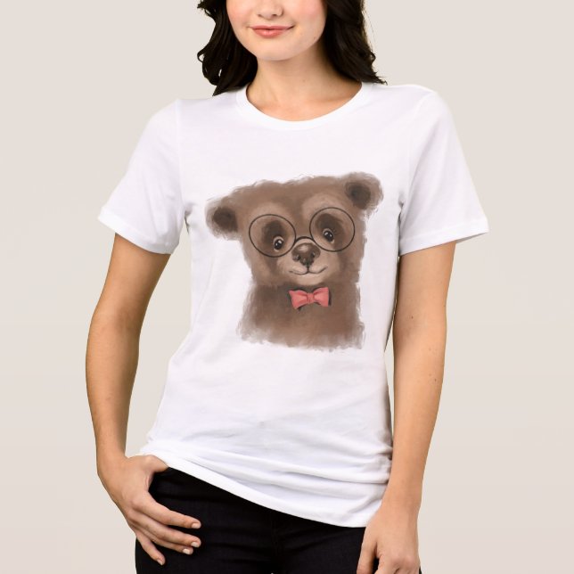 Mr. Bear  Tri-Blend Shirt (Front)