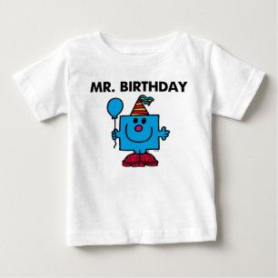 Mr. Birthday   Happy Birthday Balloon Baby T-Shirt