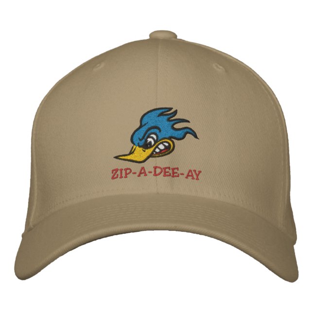 Mr. Bluebird "ZIP-A-DEE-AY" Embroidered Hat (Front)