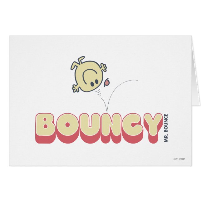 Mr. Bounce Bouncing On His Head (Front Horizontal)