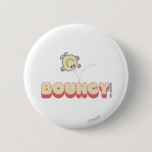 Mr. Bounce Bouncing On His Head 2 Inch Round Button