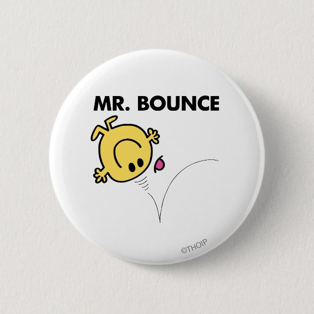 Mr. Bounce | Classic Pose 2 Inch Round Button (Front)