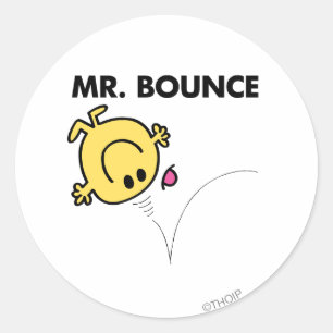 Mr. Bounce   Classic Pose Classic Round Sticker