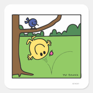 Mr. Bounce In The Park Square Sticker
