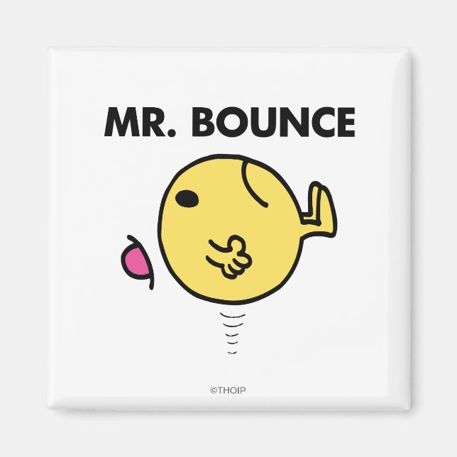 Mr. Bounce | Unhappy Bouncing Magnet (Front)