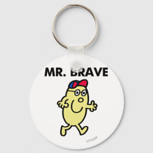 Mr. Brave Waving Hello Keychain