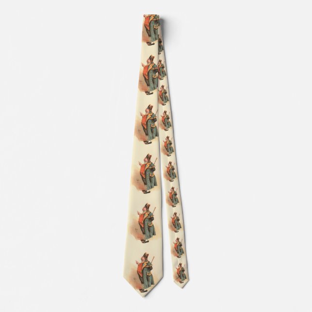 Mr. Bumble by Kyd, Charles Dickens' Oliver Twist Tie (Front)