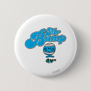 Mr. Bump Broken Vase 2 Inch Round Button