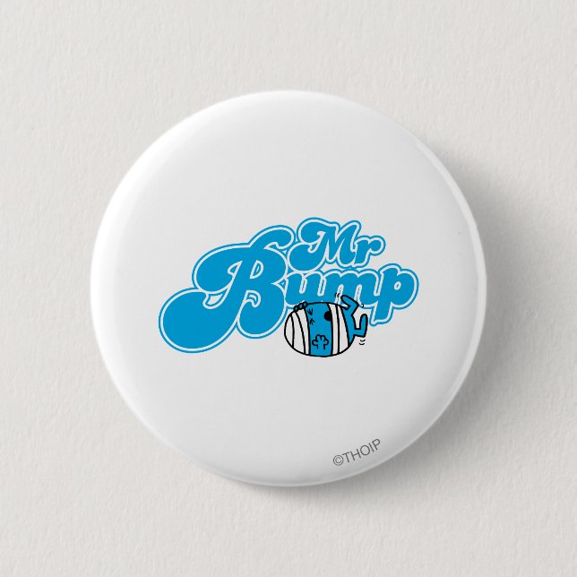 Mr Bump Logo 1 2 Inch Round Button (Front)