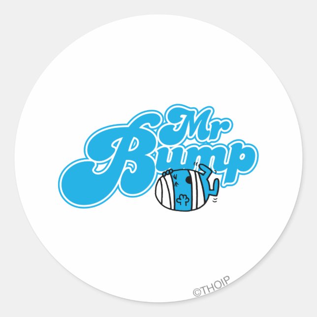 Mr Bump Logo 1 Classic Round Sticker (Front)