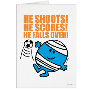 Mr. Bump Playing Soccer