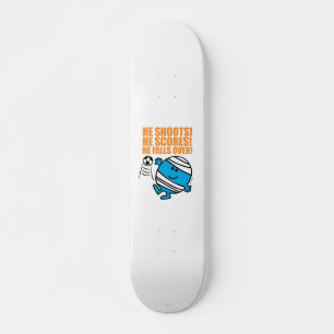 Mr. Bump Playing Soccer Skateboard