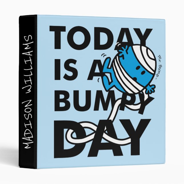 Mr. Bump | Today is a Bumpy Day Binder (Front/Spine)