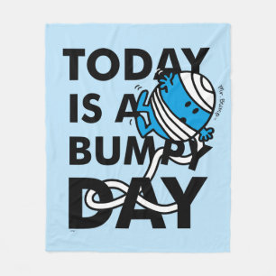 Mr. Bump Today is a Bumpy Day Fleece Blanket