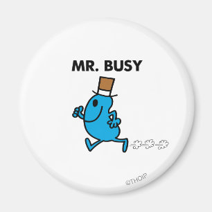 Mr. Busy Running Quickly Magnet