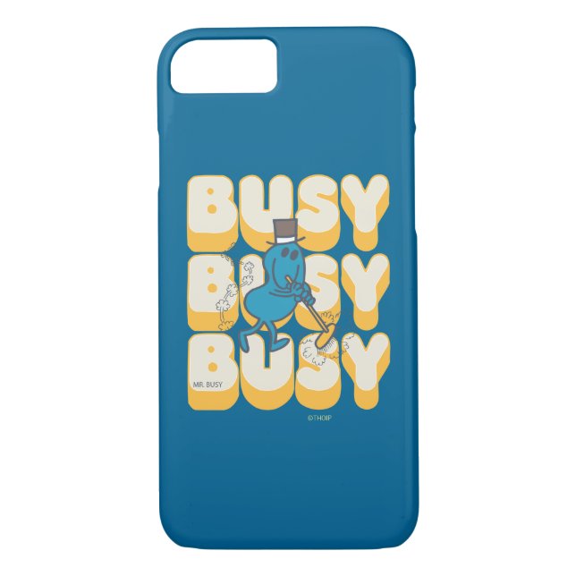 Mr. Busy Sweeping Quickly Case-Mate iPhone Case (Back)