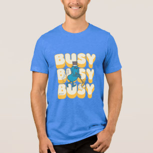 Mr. Busy Sweeping Quickly Tri-Blend Shirt