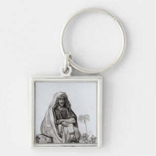 Mr Caillie  Meditating Keychain