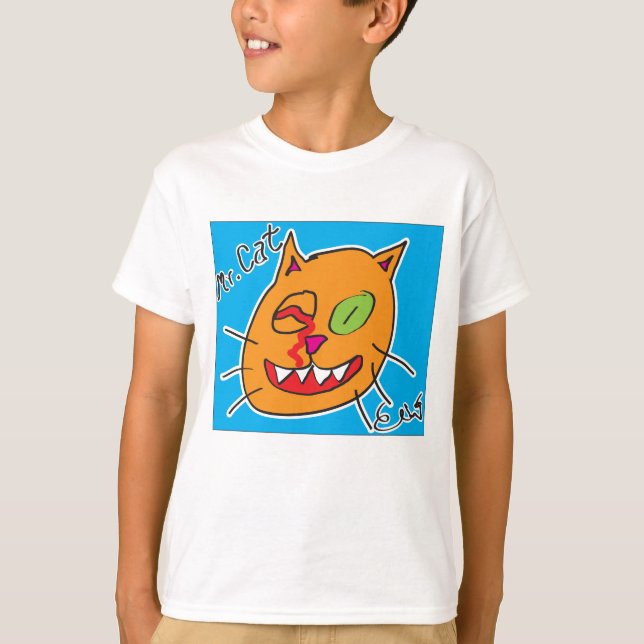 Mr. Cat by Eli - Kids T-shirt (Front)