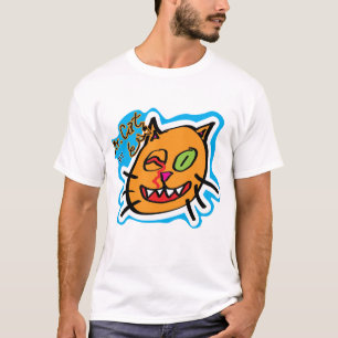 Mr Cat by Eli - White T T-Shirt