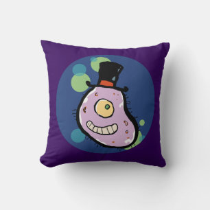 Mr. Cell Throw Pillow