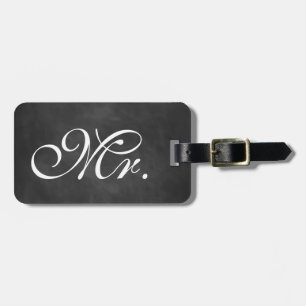Mr. Chalkboard Luggage Tag