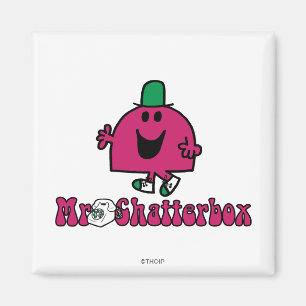 Mr. Chatterbox Logo & Telephone Magnet