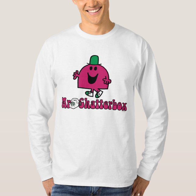 Mr. Chatterbox Logo & Telephone T-Shirt (Front)