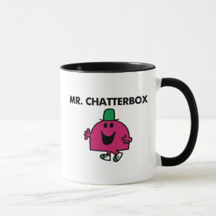 Mr. Chatterbox Waving Hello Mug