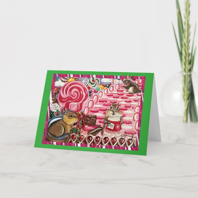 Mr. Chip Visit's Ms. Elizabeth Note Card (Front)