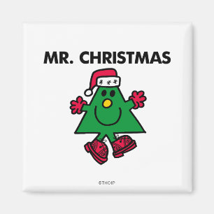 Mr. Christmas   Festive Hat & Gloves Magnet