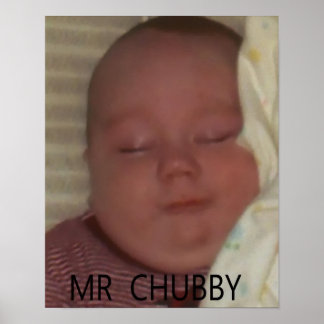 MR CHUBBY POSTER