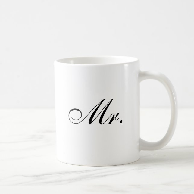 Mr. Coffee Mug (Right)