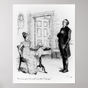 Mr Collins and Elizabeth Poster